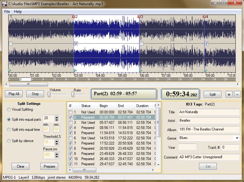 AD MP3 Cutter screenshot